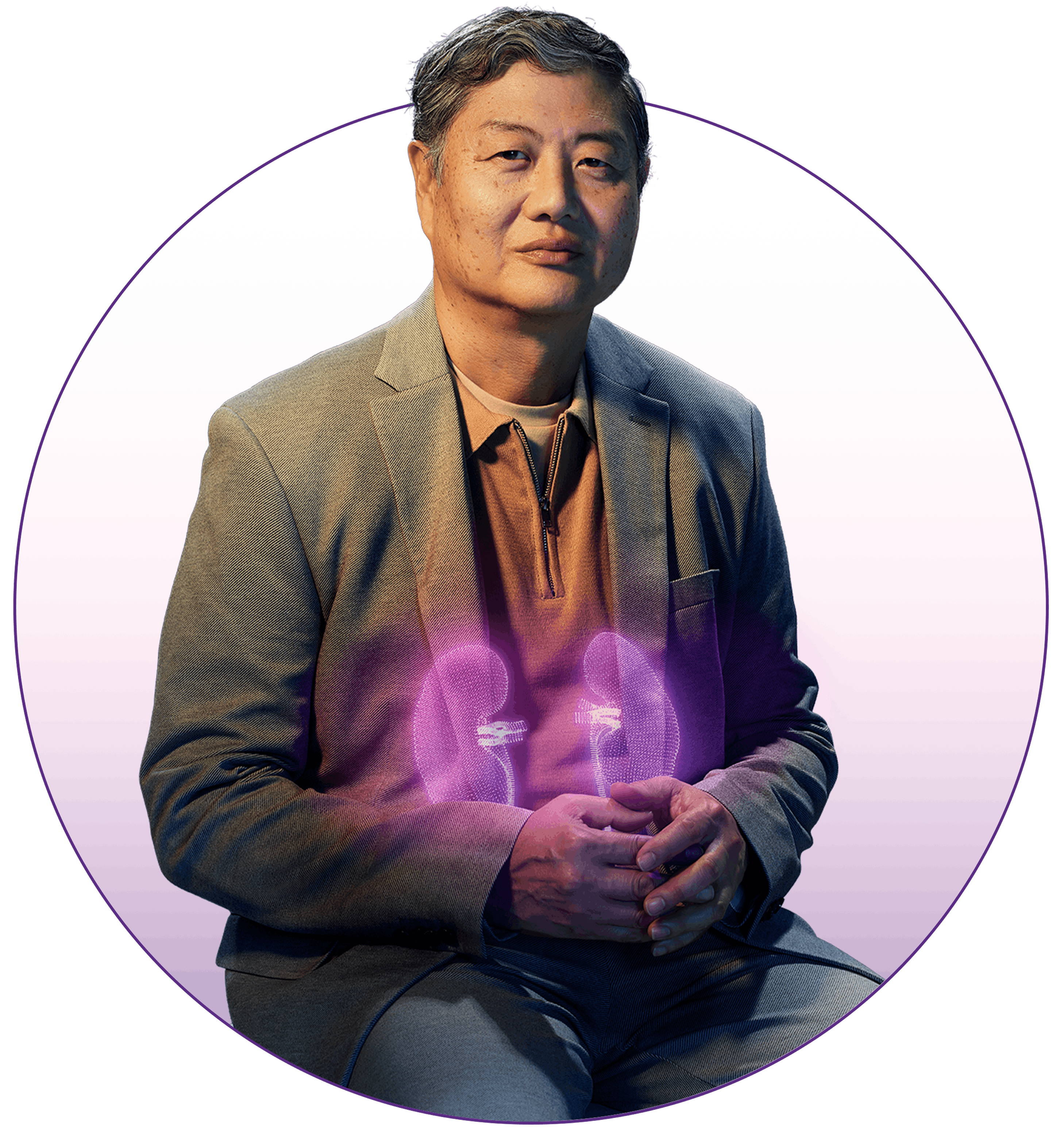 Male chronic kidney disease patient