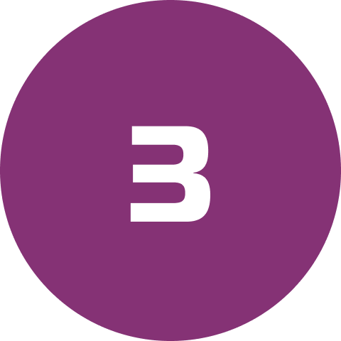  Number three icon