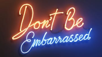Don't Be Embarrassed logo