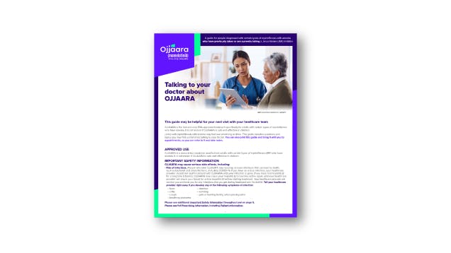 Doctor discussion guide for people previously treated with a JAK inhibitor