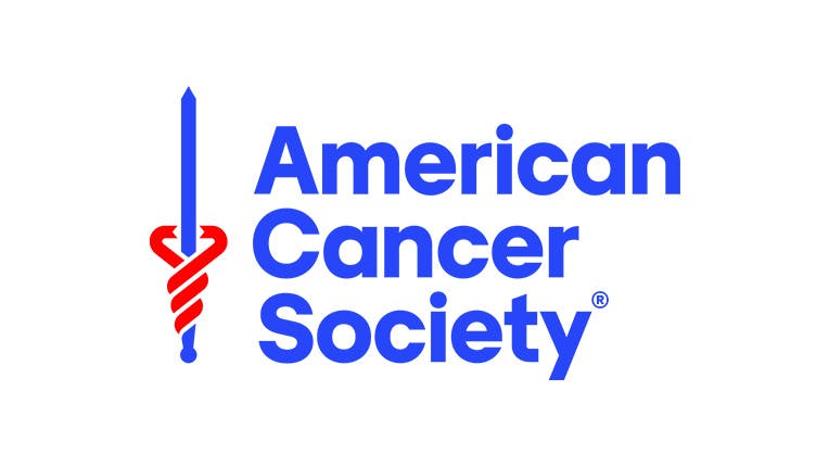 Logotipo de American Cancer Society (ACS) (Sociedad Estadounidense contra el Cáncer)