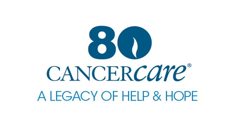 CancerCare: Logotipo de A Legacy of Help & Hope (Un Legado de Ayuda y Esperanza)
