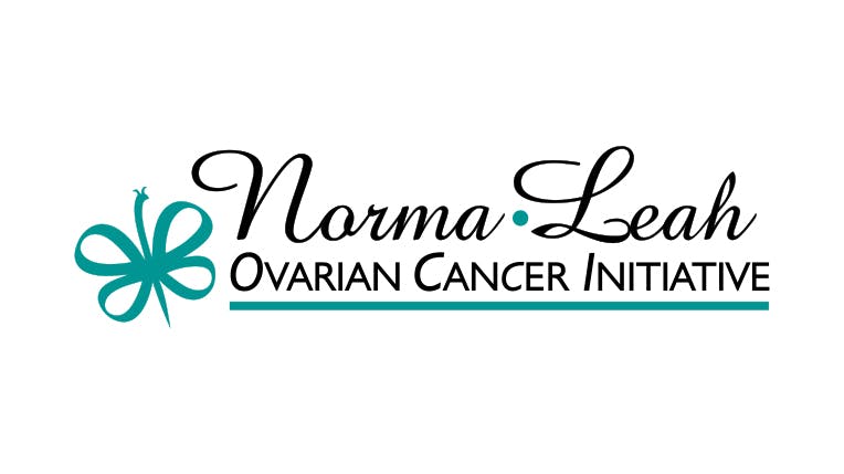 Logotipo de Norma Leah Ovarian Cancer Initiative (NLOCI) (Iniciativa Norma Leah para el Cáncer de Ovario)