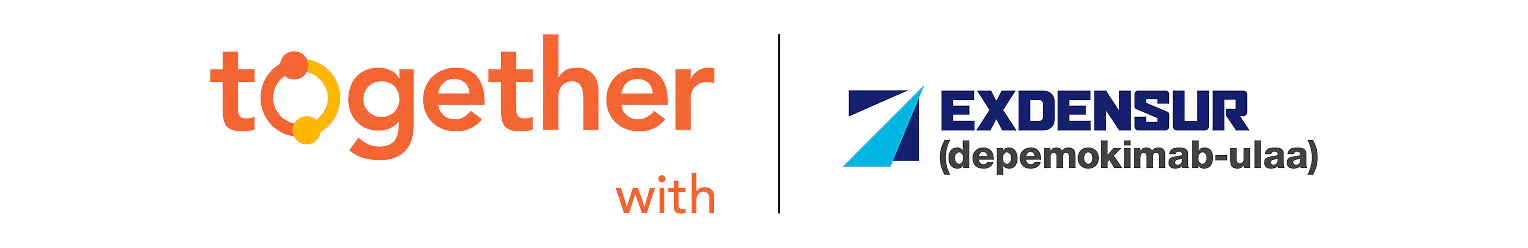 Together with EXDENSUR logo