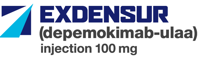 EXDENSUR (depemokimab-ulaa) injection 100 mg logo