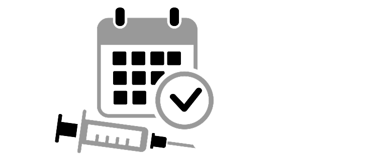 Syringe and calendar image