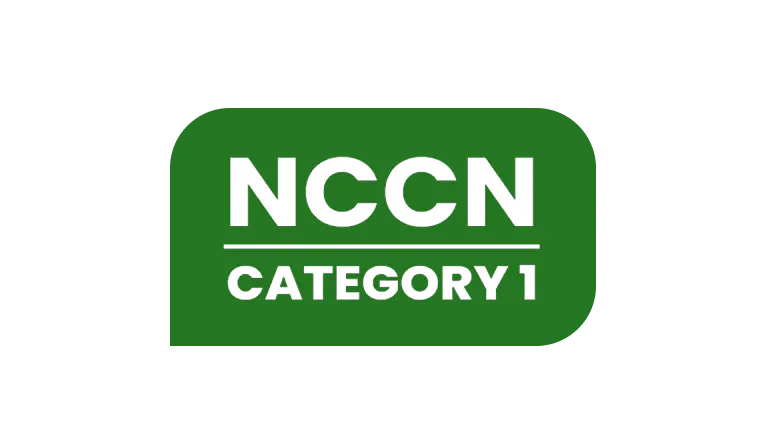 NCCN category 1 icon. NCCN category 1 icon.