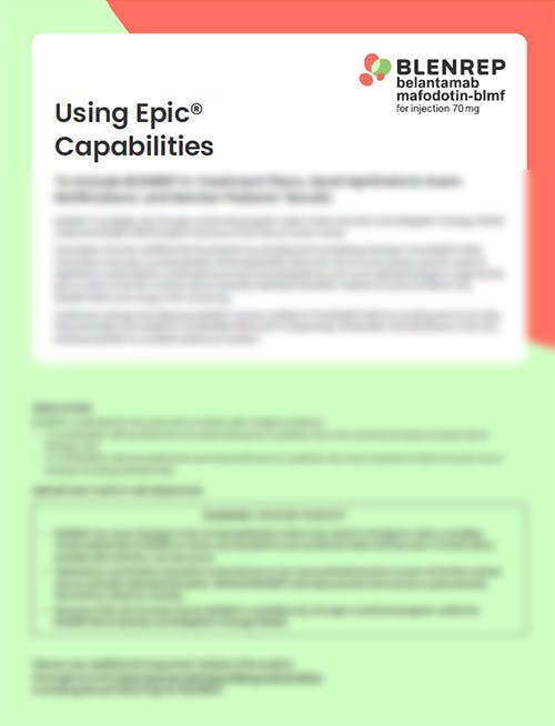 BLENREP EHR Guide PDF.
