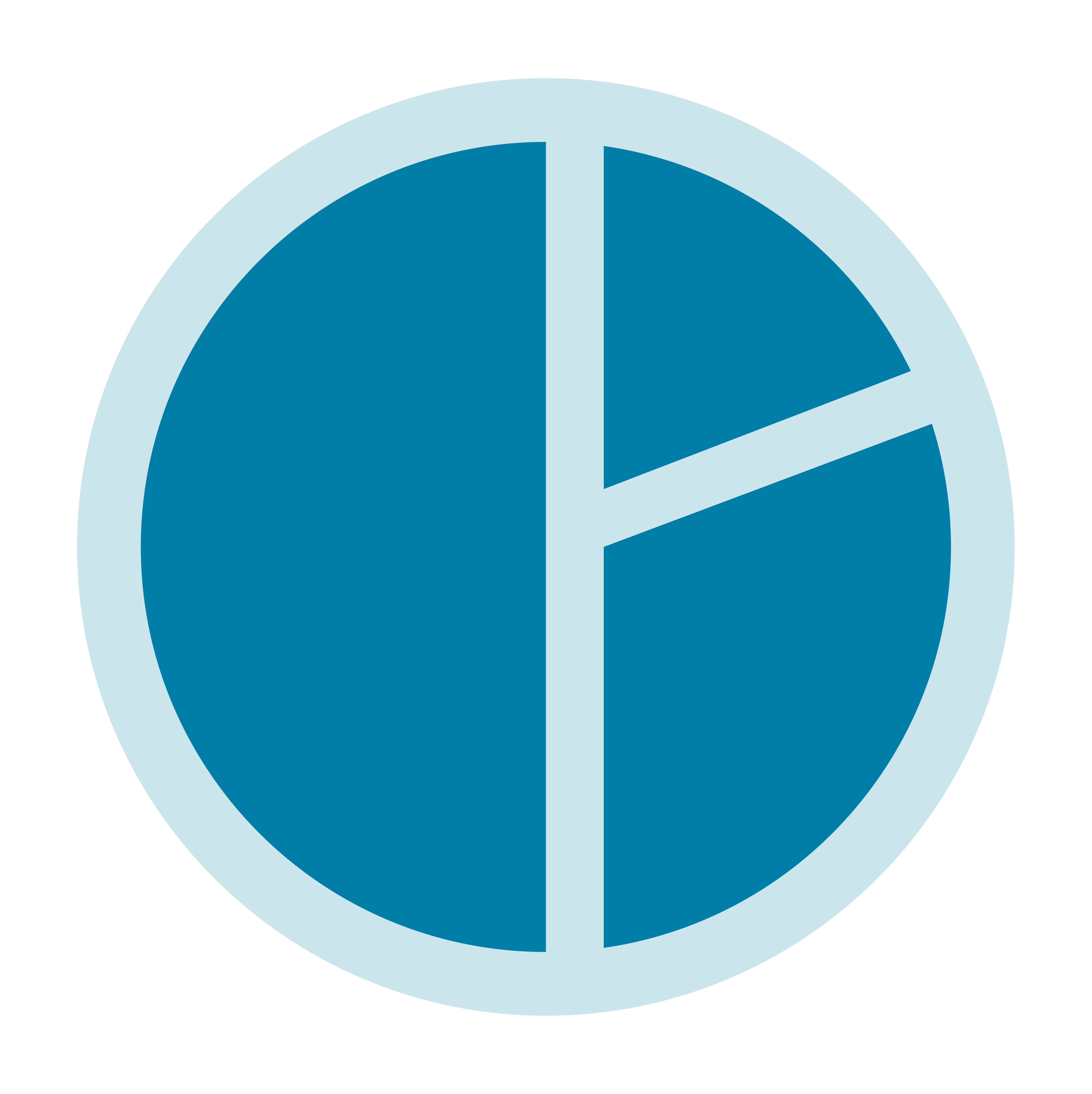 Pie chart icon.