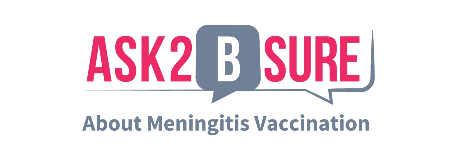 Ask2BSure about meningitis vaccination logo