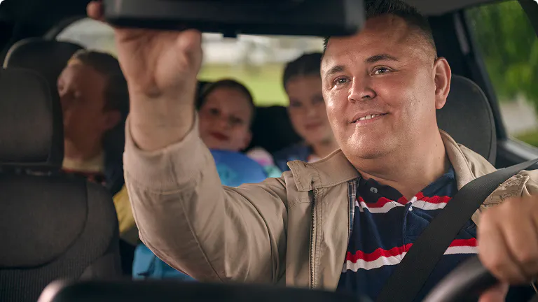 HES patient looking at children