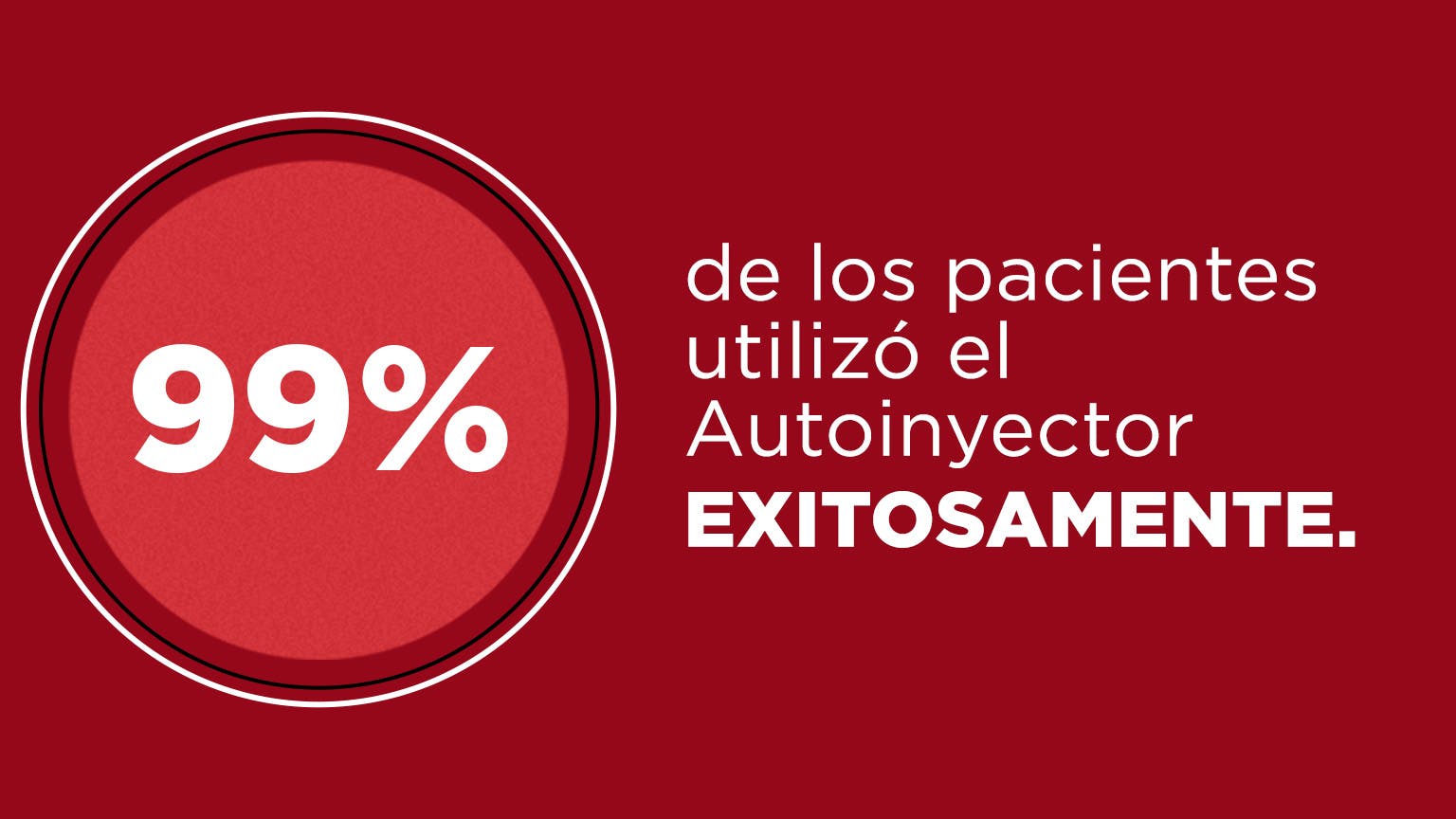 El 99 por ciento de los pacientes utilizó el Autoinyector con éxito
