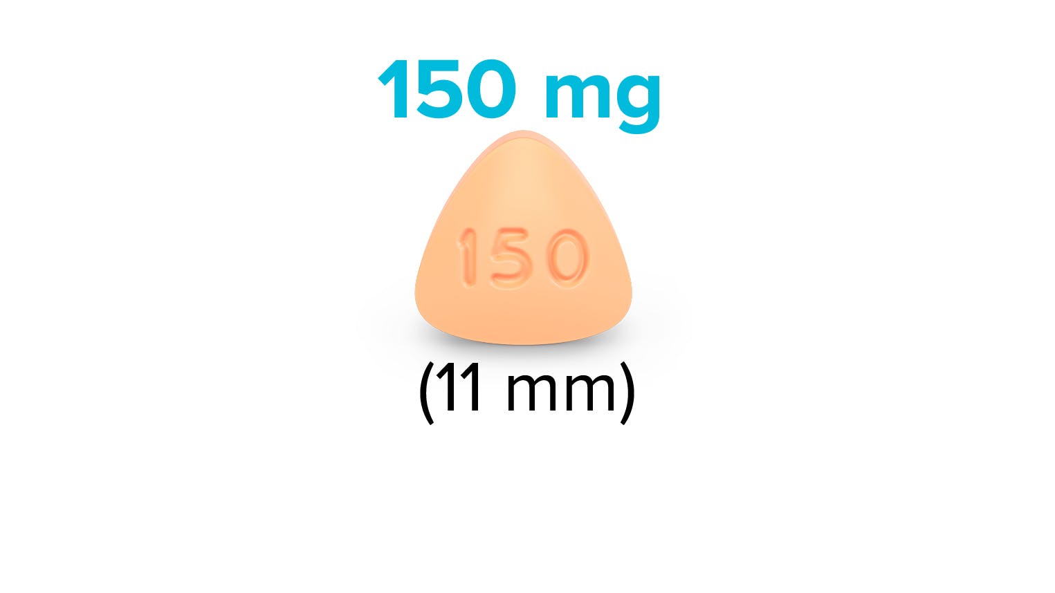 150 mg dosing tablet. 150 mg dosing tablet.