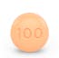 100 mg dosing tablet.