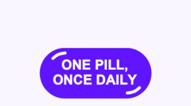One pill, once daily.