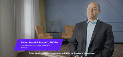 OJJAARA dosing management with Robert Mancini, PharmD, FHOPA video thumbnail.