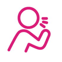 Coughing and Sneezing Icon Coughing and sneezing icon