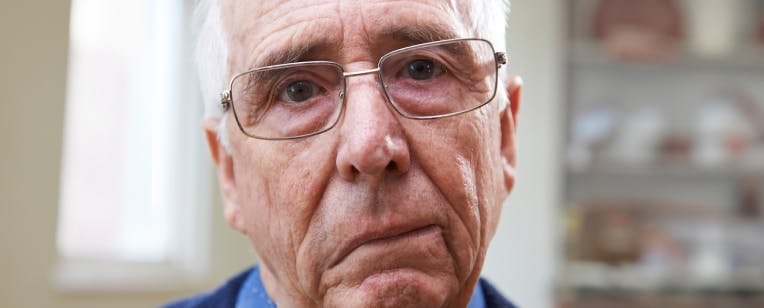 Man who experienced a stroke