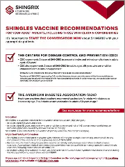 Shingles Vaccine Recommendations PDF image
