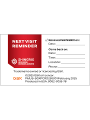 Second Dose Reminder Card PDF image