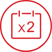 Icon: 2-Dose series