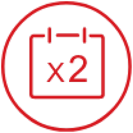Icon: 2-Dose Series
