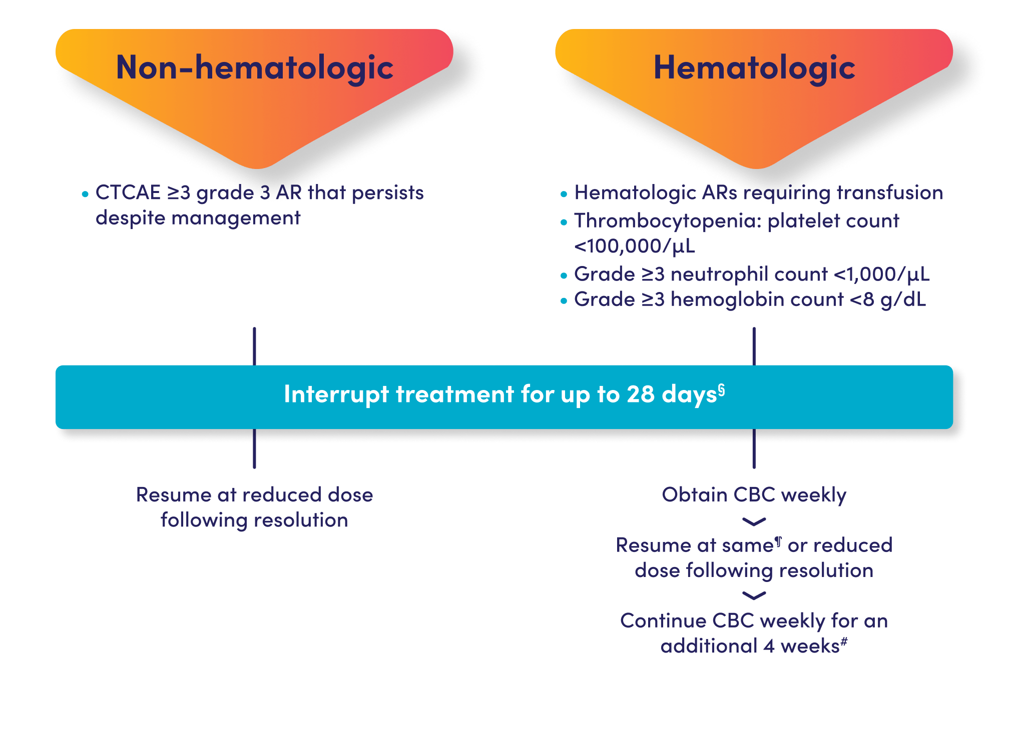 ZEJULA dose modifications infographic