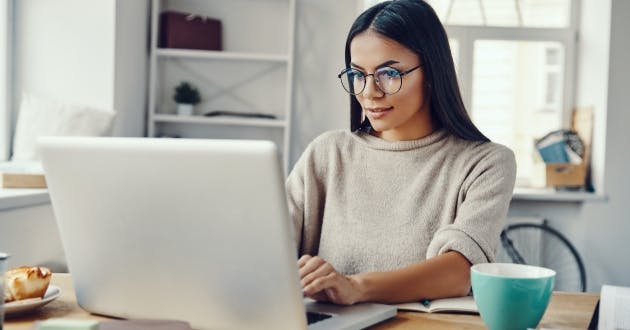 Woman on laptop