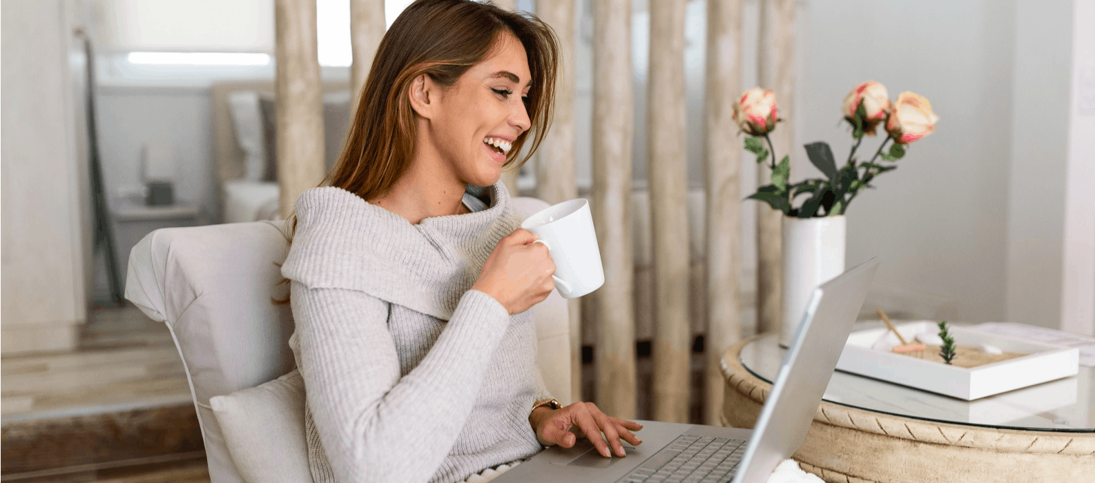 Woman on laptop