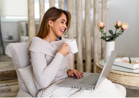 Woman on laptop