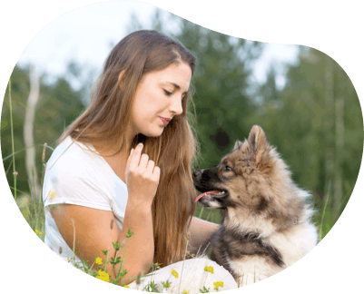 Image: Asthma Patient with Dog