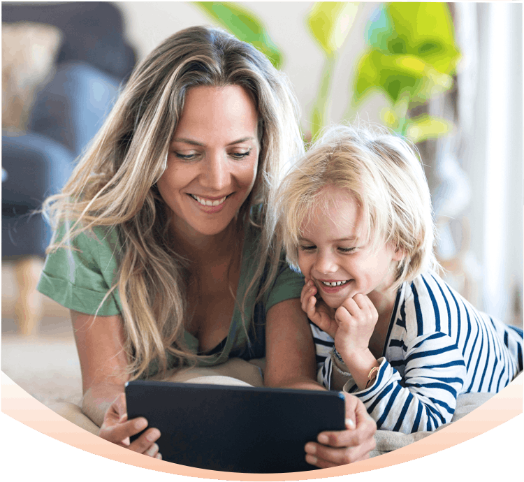 Banner: Parent Reading to Child