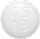 4 mg white pill icon