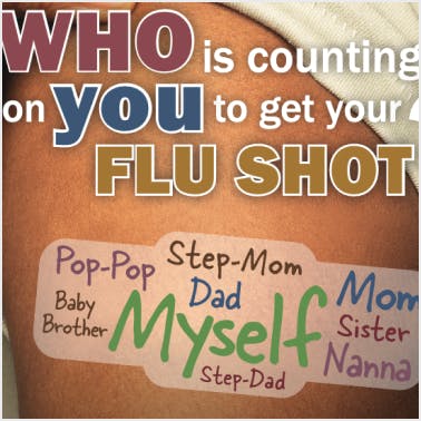Image: Who is counting on you to get your flu shot