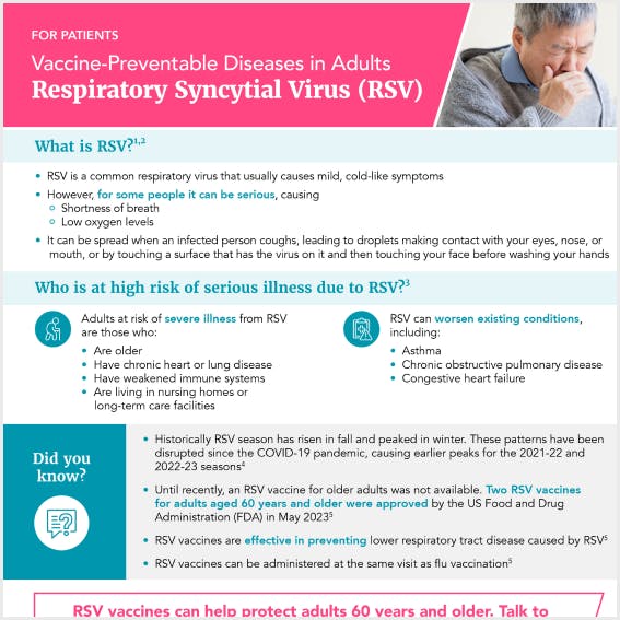 Thumbnail: Vaccine-Preventable Diseases in Adults RSV  