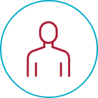 Outline of a person Outline of a person