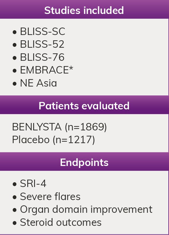 Study Parameters for Be-SLE