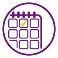Icon: Calendar With One Check Mark