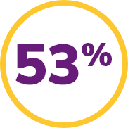 53 % 53 %