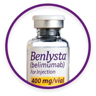 Picture: 400 mg single-dose vial of BENLYSTA