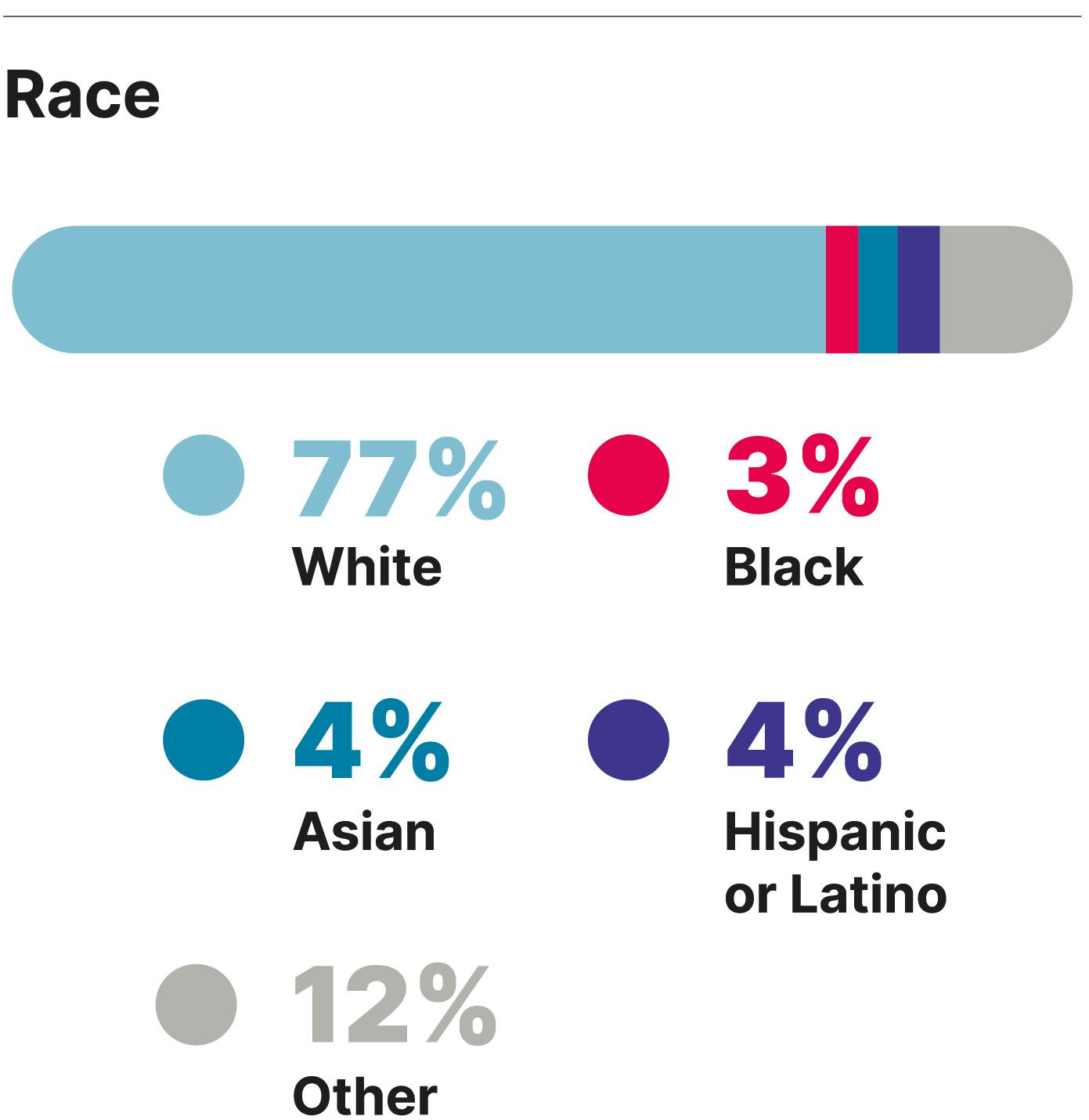 GARNET ECOG performance status and race data infographic