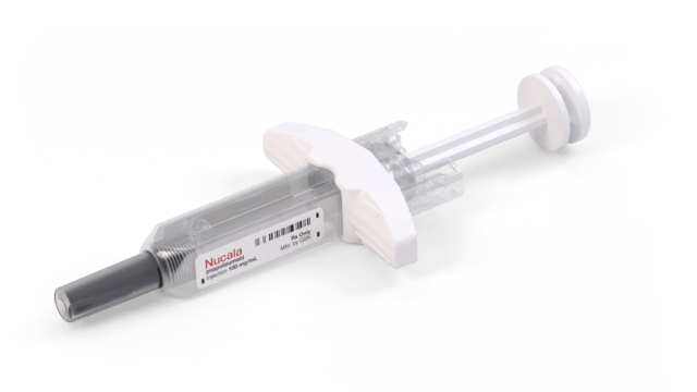 NUCALA 100 mg/mL prefilled syringe for at-home use