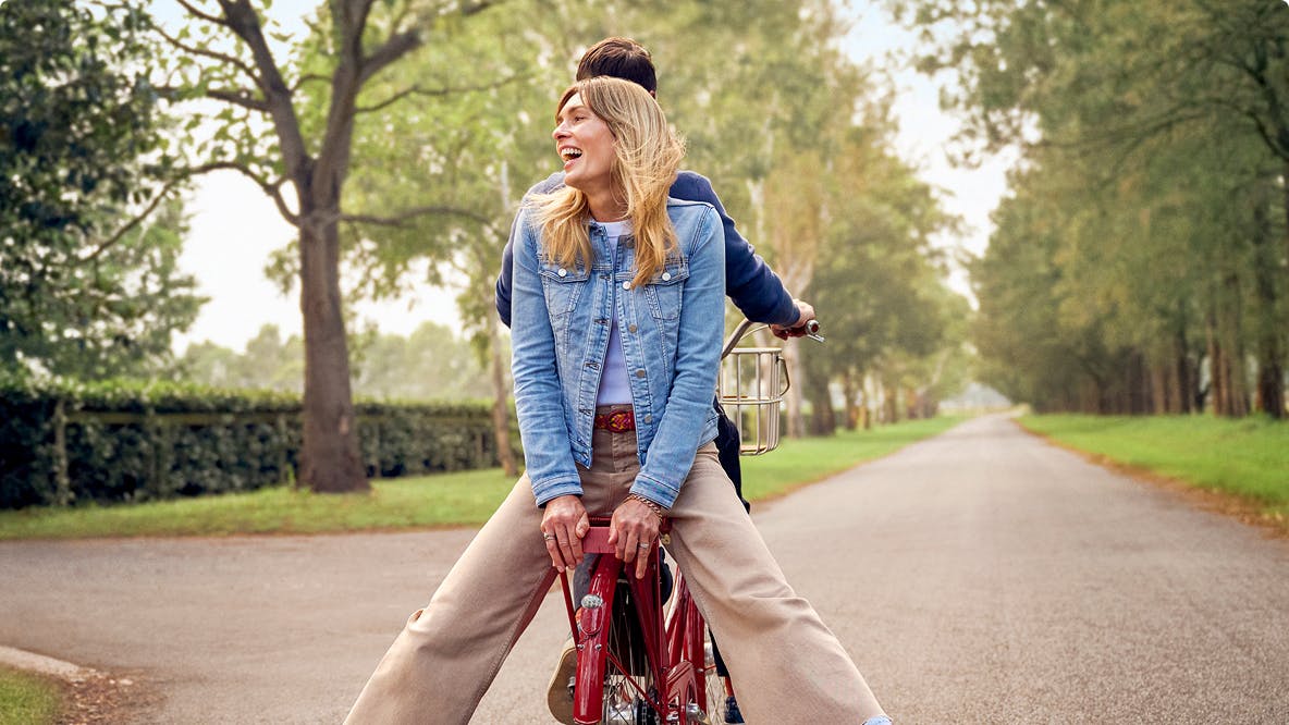 SEA woman riding bike