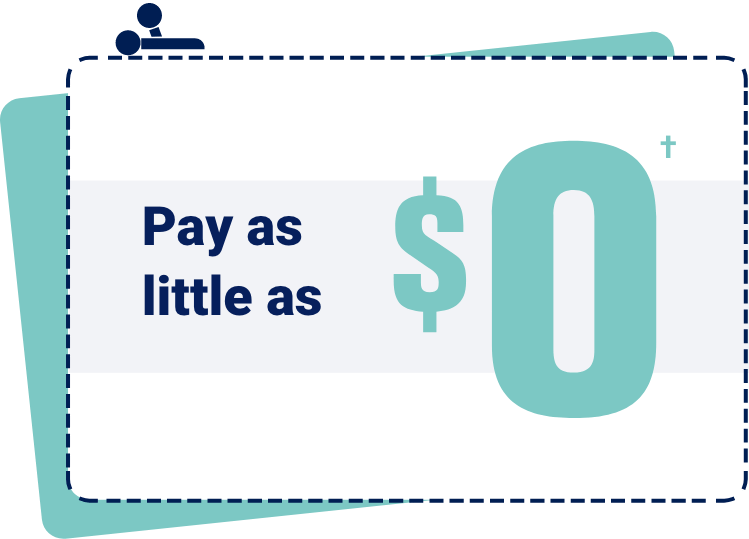 Pay as little as $0*