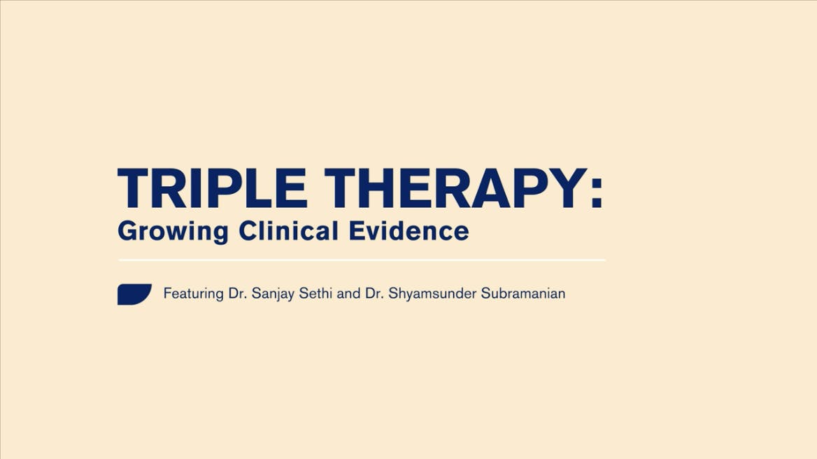 Triple Therapy: Growing Clinical Evidence (COPD) Video Thumbnail