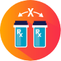 Drug interaction icon Drug interaction icon