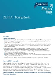 ZEJULA (niraparib) Dosing Guide