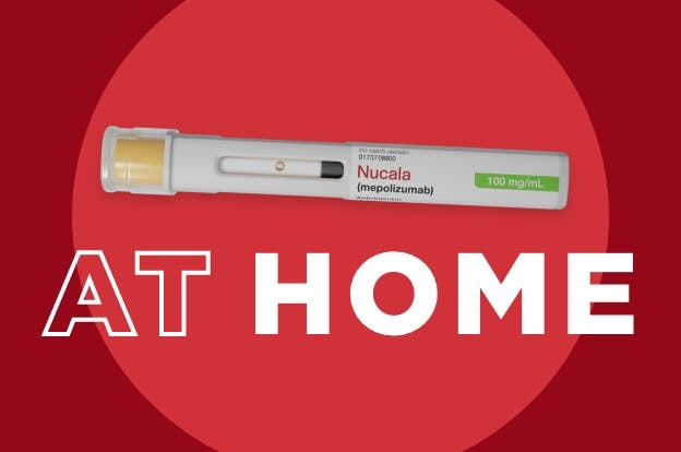 NUCALA autoinjector at-home administration