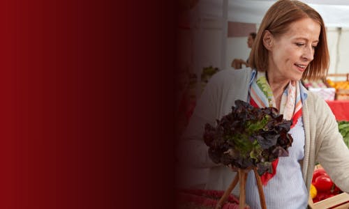 Imagen: Mujer en el mercado