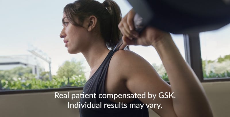 Watch Aastha's story. Real patient compensated by GSK. Individual results may vary.